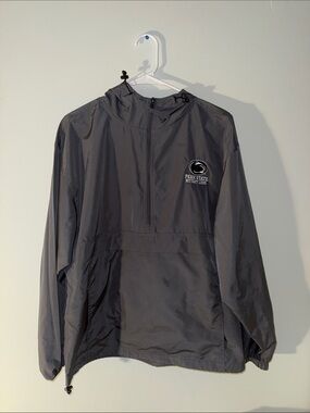 Champion Gray Windbreaker Pullover Jacket